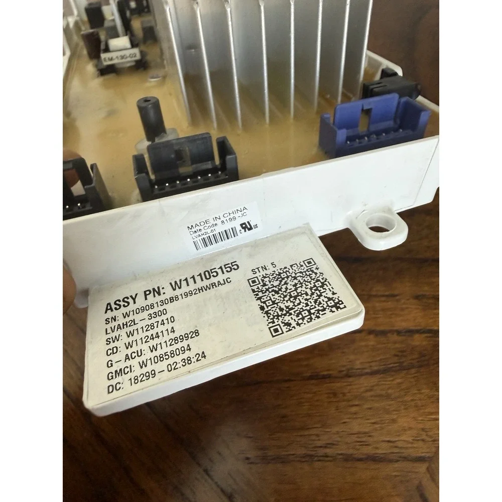 Maytag Washer Control Board Part # W11105155